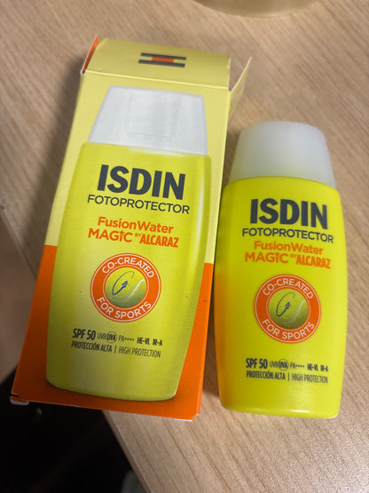 289958 - ISDIN Krem dielli për fytyrën Fotoprotección Fusion Water MAGIC, teksturë ultra të lehtë, fazë ujore të jashtme, efekt freskues, 50 ml