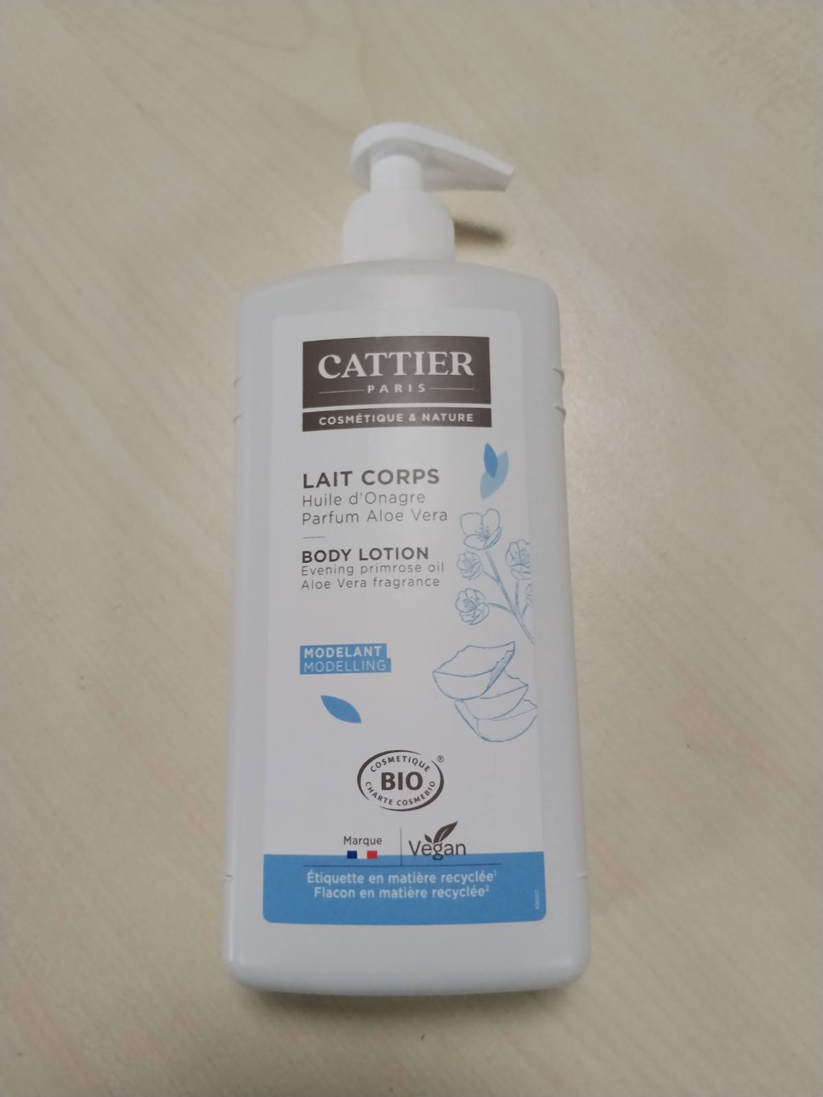 290327 - CATTIER Losion trupi për modelim organik 500 ml