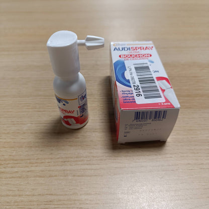 290305 - AUDISPRAY - Ultra Trajtim për tapat e dyllit të veshit - Sprej për veshët 20 ml