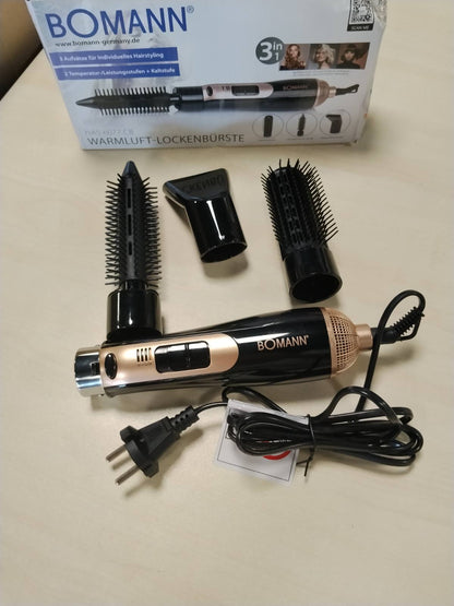 321482 - BOMANN Furçë me ajër të nxehtë HAS 6077 CB, 3 aksesorë, 2 shpejtësi, kordon rrotullues 360°