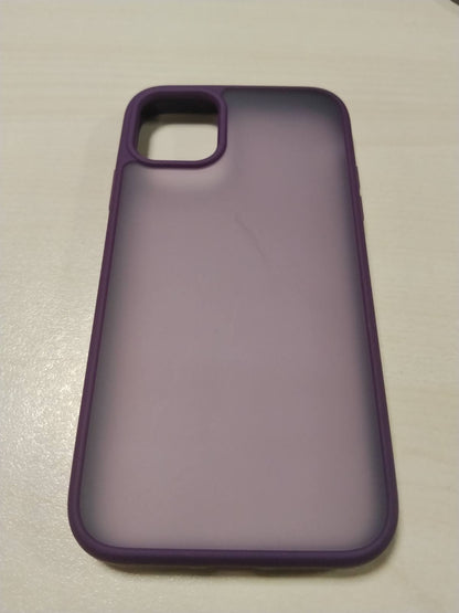 296359 - FLLAO - Mbështjellëse 4 në 1 për iPhone 11 6.1", Vjollcë e Errët