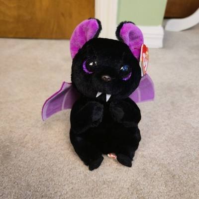 314413 - Ty Beanie Boos – BATISTE, lakuriqi i natës për Halloween, lodër prej pelushi 15 cm, e re.