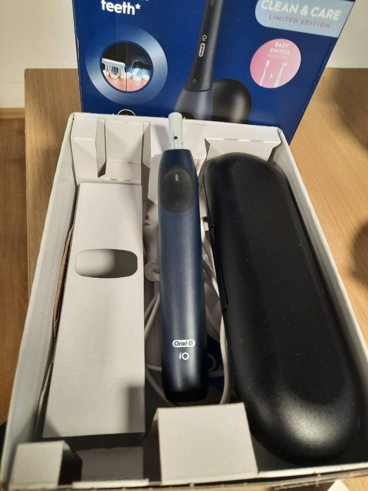 307212 - ORAL-B Furçë dhëmbësh elektrike iO Series 2, 1 kokë furçe, 3 mënyra larjeje, teknologji magnetike, kuti udhëtimi, e projektuar nga Braun, Ocean Blue