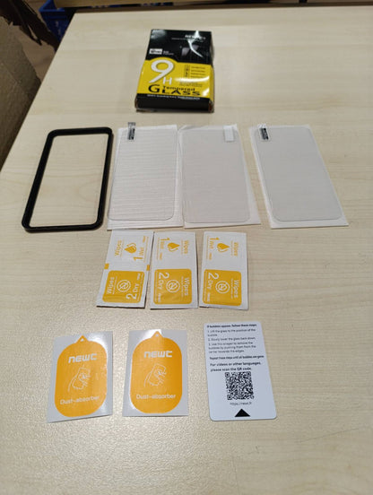 309243 - NEW'C Mbrojtës Ekrani prej Xhami të Temperuar me 3 copë për iPhone 16, iPhone 15 (6.1 inç), Fortësi 9H, Ultra i Qëndrueshëm