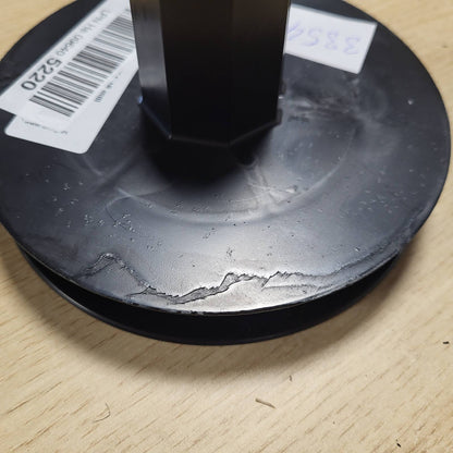 335480 - RROTULLË DISKU PREJ NAJLONI TË ZI AMIG PËR KUSHINETËN E BOSHTIT TË GRILAVE, NGJYRË E ZEZË, PËR RRIP 18 MM, TUB 42 MM DHE TESTUES ALUMINI, DIAMETËR 140 MM