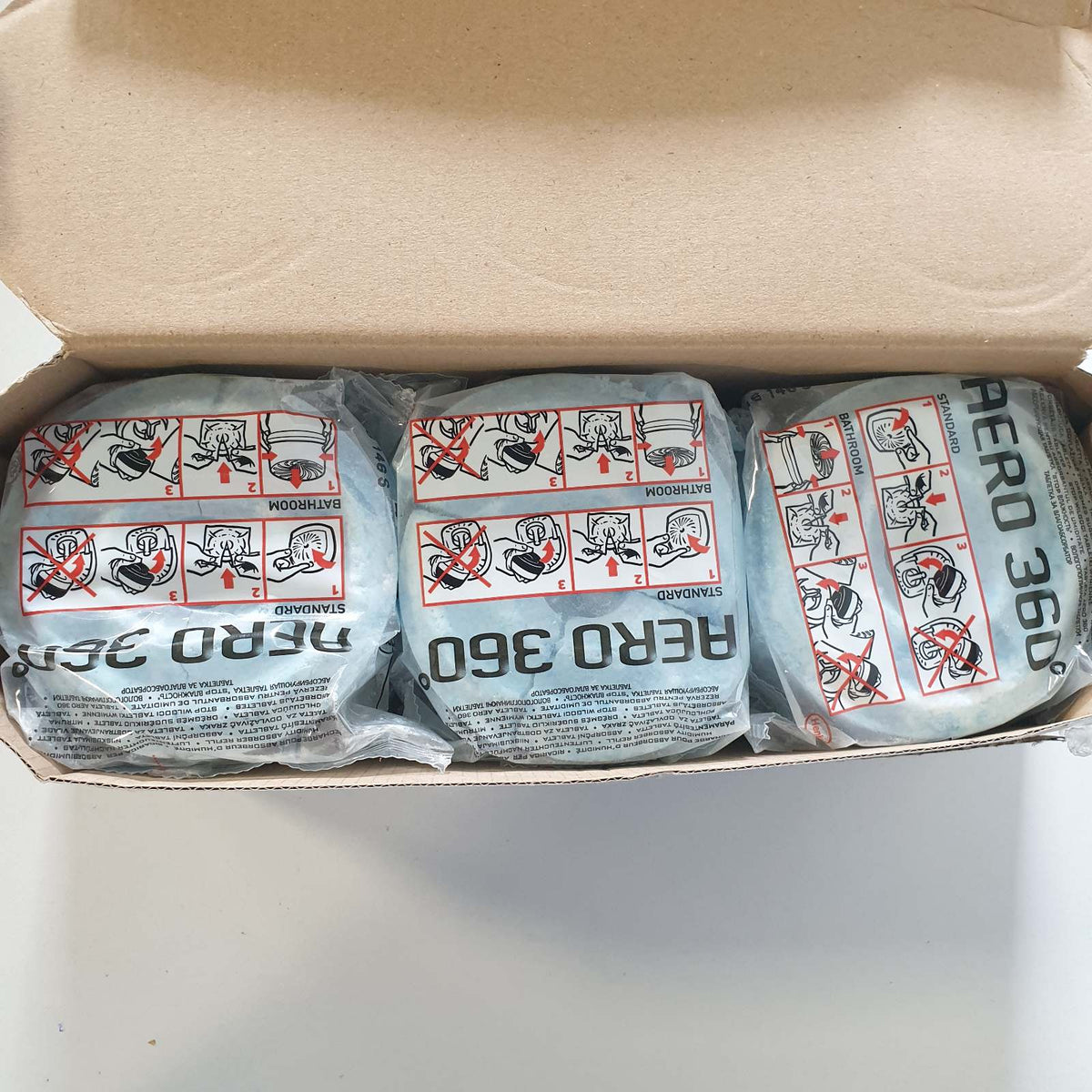 313601 - RUBSON AERO 360° TAB, Mbushje për Tharësin e Ajrit, Aromë Neutrale, 6 x 450g