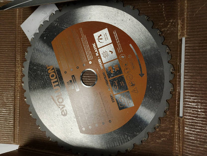 313112 - EVOLUTION POWER TOOLS Teh Tungsteni Karbid për Prerje Shumëmaterialesh, 28 Dhëmbë - 255 mm - R255TCT-28T