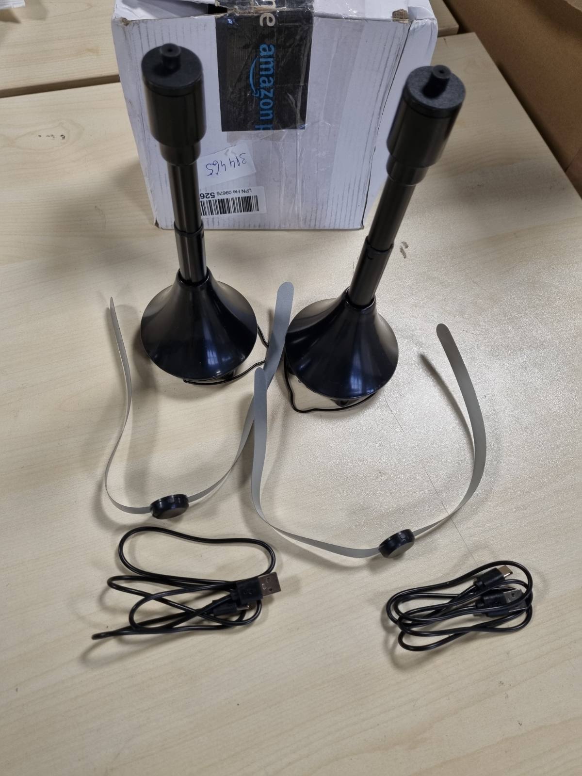 314465 - Ventilator fluturimi për tavolinë, Ventilator fluturimi i rikarikueshëm me USB-C