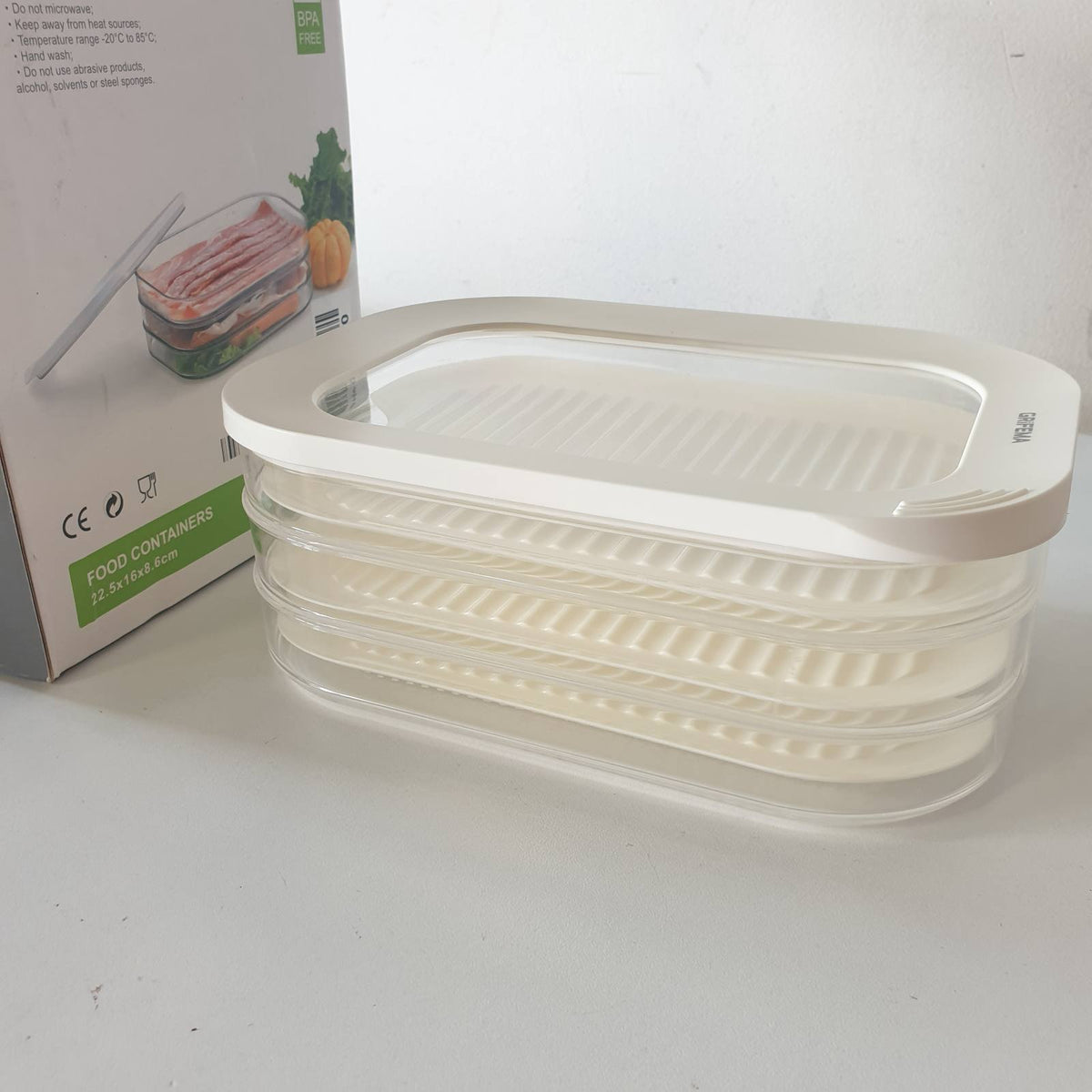 314528 - GRIFEMA GH91-3 Tupperware Deli Organizer Frigorifer Transparent me 3 Kate
