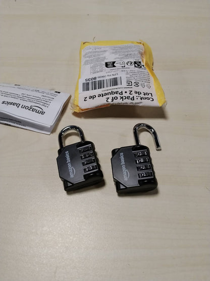 335147 - AMAZON BASICS AB-PL111 Kombinim i thatë, i zi, Pako me 2 pjesë