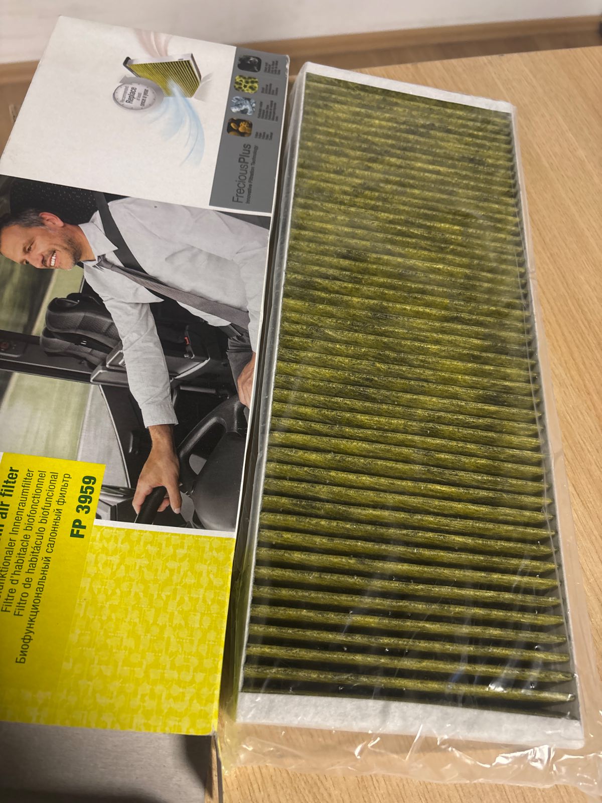 314272 - MANN-FILTER Filtri i ajrit të kabinës FP 3959, Filtri biofunksional i polenit FreciousPlus