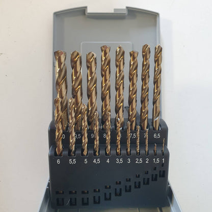 312732 - BOSCH 19x PRO, Set majash shpimi me kthesë prej çeliku inox HSS-Co