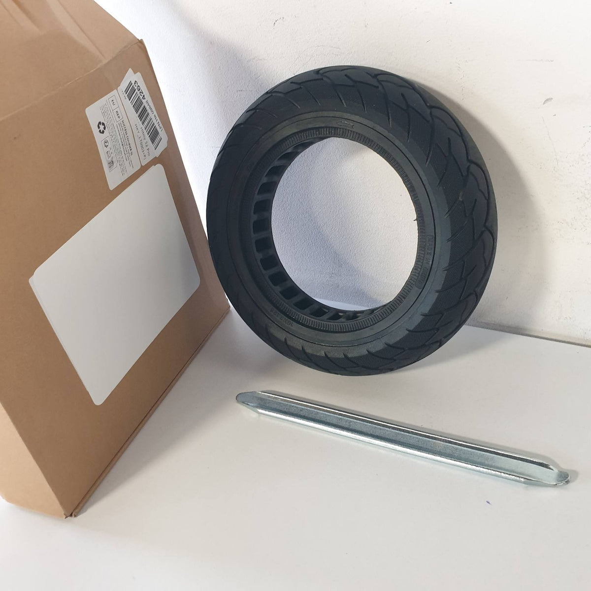 314297 - OUXI Gomë e ngurtë 10x2.125 për skuterin elektrik Xiaomi M365/Pro/Pro 2, anti-rrëshqitje, rezistente ndaj shpimit, e ngurtë 10 inç përpara/mbrapa