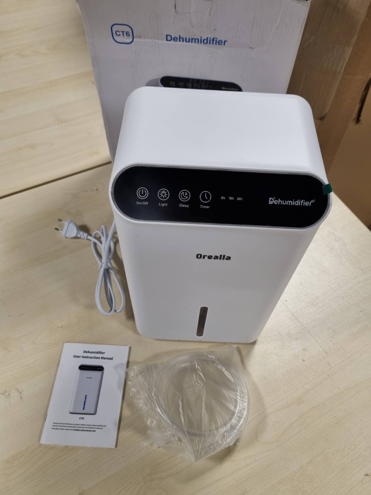312673 - Tharëse ajri elektrike - Tharëse ajri për dhomë me modalitet gjumi 30dB, rezervuar 2.5L, kohëmatës automatik