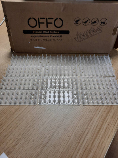 335589 - OFFO THUMB ANTI-PËLLUMBASH, THUMB 1.8M, QË PENGON ZOGJTË, THUMBA ANTI-PËLLUMBASH PËR BALLKONE, KOPSHTE ÇATISH OSE BARRIERE PRIVATËSIE, TRANSPARENTE