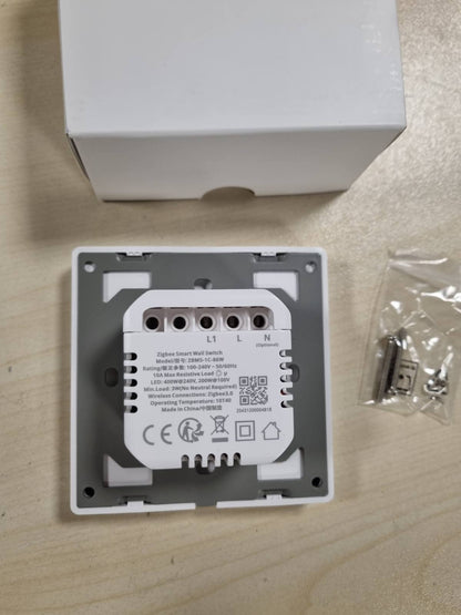 313773 - SONOFF Ndërprerës Muri me Rele Zigbee ZBM5, Tipi 86, 1 Kanal, me ose pa neutral, telekomandë përmes aplikacionit