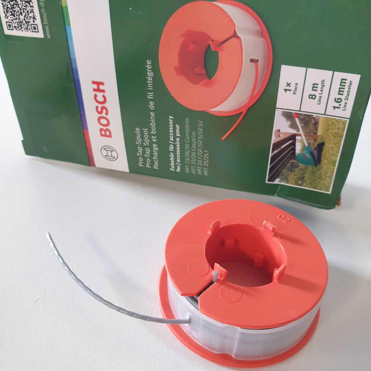 335155 - BOSCH Bobinë zëvendësuese për fijen e prerjes 'Pro-Tap', diametër 1.6 mm x gjatësi 8 m