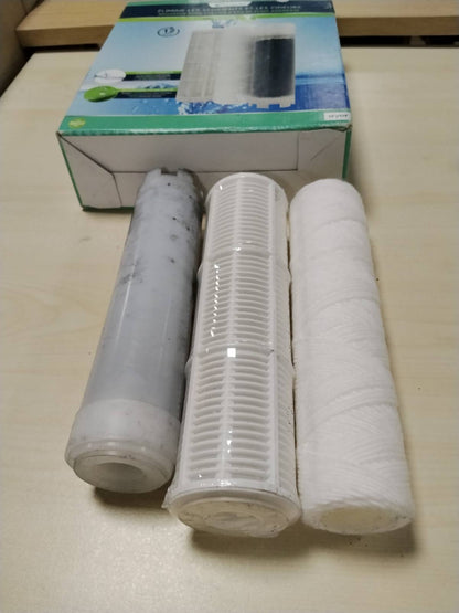 312893 - AQUAWATER Kit zëvendësimi i fishekëve të ujit të shiut për stacionin Aqua Rain, filtrimi i papastërtive dhe aromave të pakëndshme