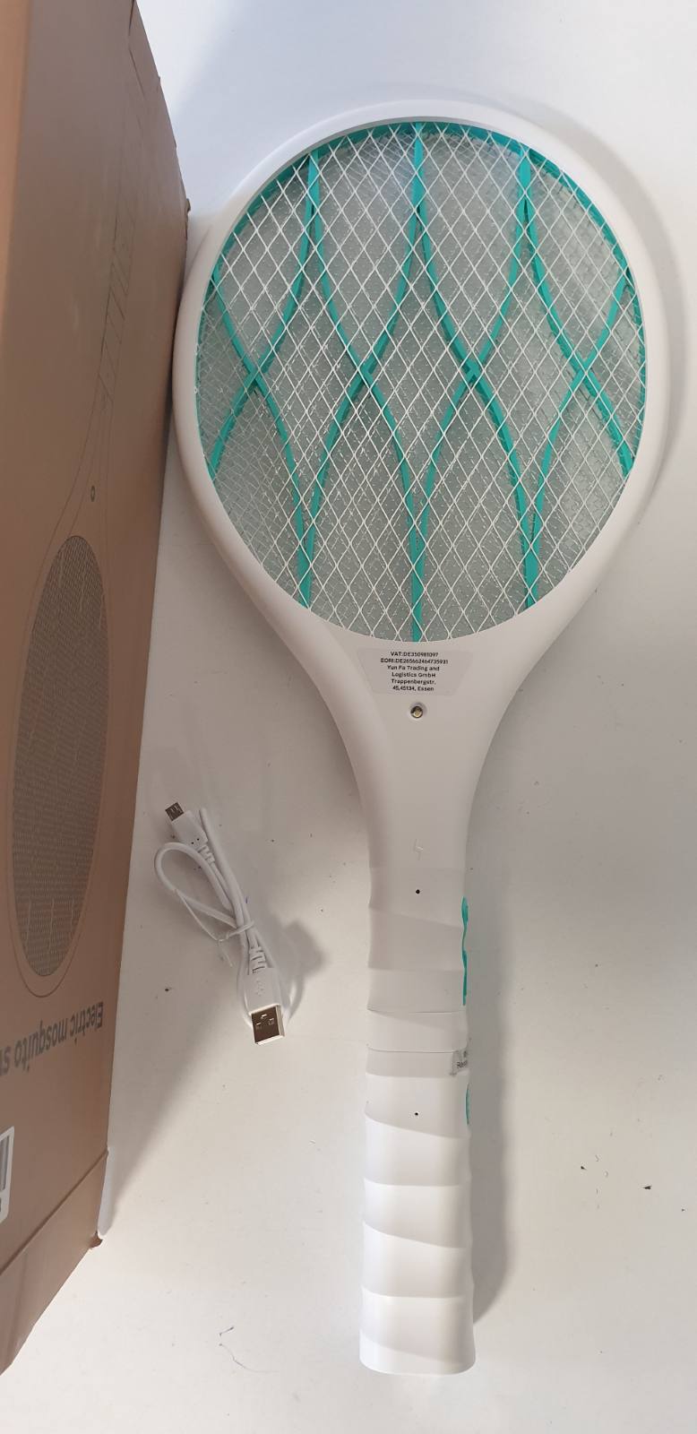 314162 - AROEV Llambë elektrike 4000V USB LED e shkëputshme e bardhë