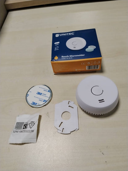 335229 - UNITEC Detektor tymi me montim magnetik, instalim pa mjete dhe pa shpime, jastëkë ngjitës 3M, tregues funksioni LED, alarm 85 dB