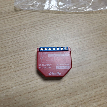 314320 - SHELLY Plus 1PM Ndërprerës Releje Wi-Fi dhe Bluetooth 16A me Matje Rryme - Kontroll Drite - Funksionon me Alexa dhe Google Home - Aplikacion iOS dhe Android