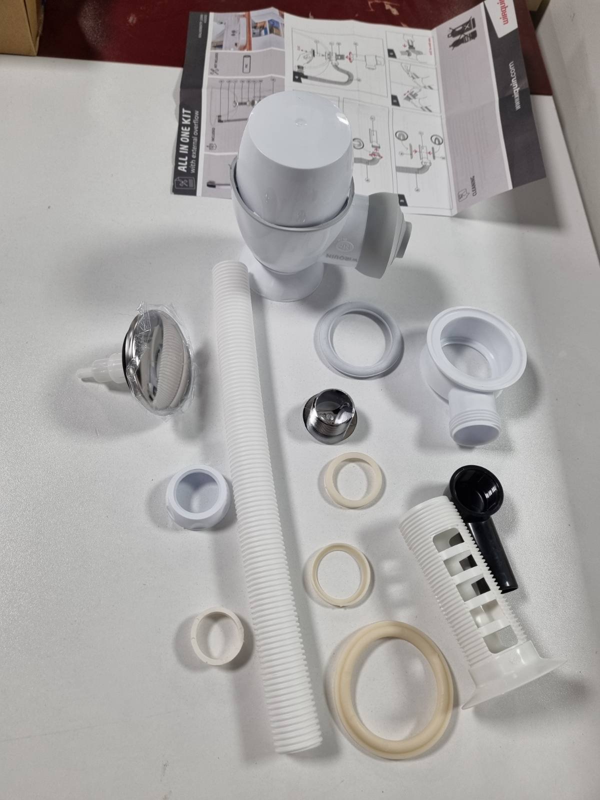 313149 - WIRQUIN Kit Mbetjesh për Lavamanin Gjithë-në-Një 32 mm me Mbushje