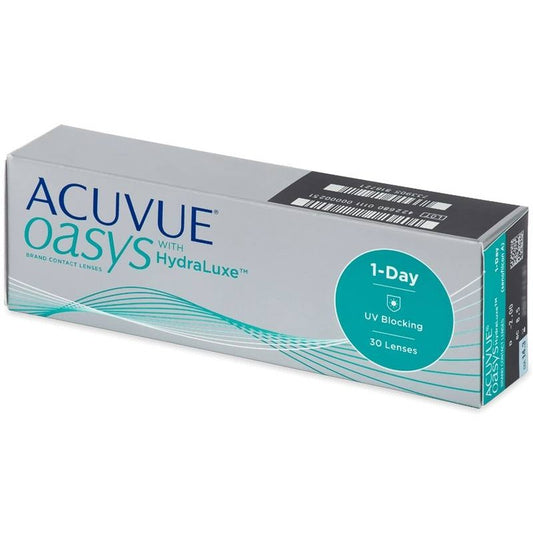313561 - ACUVUE OASYS 1-DAY me teknologjinë HydraLuxe – Lente kontakti njëpërdorimshme ditore, paketim me 30 lente.