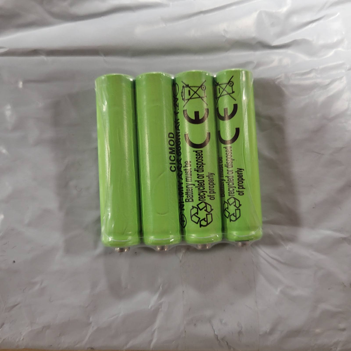 309318 - CICMOD Pako 4 bateri të rikarikueshme AAA 600mAh, Ni-MH 1.2V, diellore.