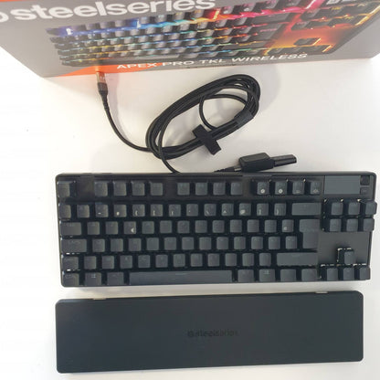 308520 - STEELSERIES Apex Pro TKL Wireless Gen 3 - Tastierë Lojërash - HyperMagnetic - Çelësa OmniPoint 3.0 - Aktivizim i Rregullueshëm - OLED - USB-C - Layout Francez AZERTY