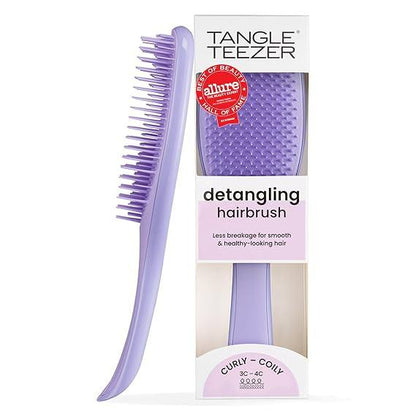 308439 - Tangle Teezer Ultimate Detangler – Furçë për krehjen dhe zgjidhjen e flokëve kaçurrela (tipi 3C–4C), në ngjyrë vjollcë.