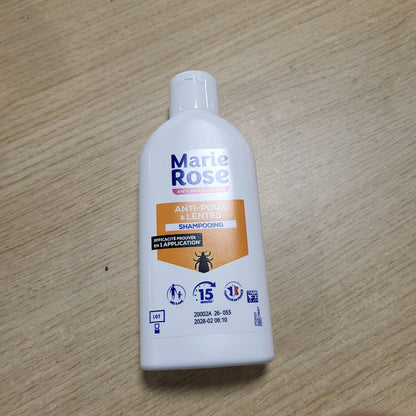 308284 - MARIE ROSE Shampo kundër morrave dhe thërrijave, efektive me 1 aplikim, 125 ml