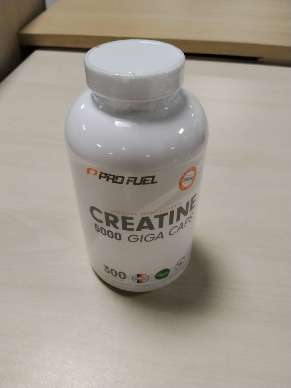 307916 - KAPSULA CREATINE 5000 GIGA - 5000 mg kreatinë në ditë, 1137 mg kreatinë monohidrat për kapsulë, 100% vegane, 300 kapsula