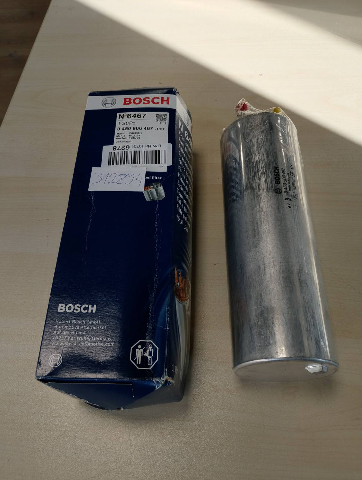 312894 - FILTRI I KARBURANTIT BOSCH 0450906467