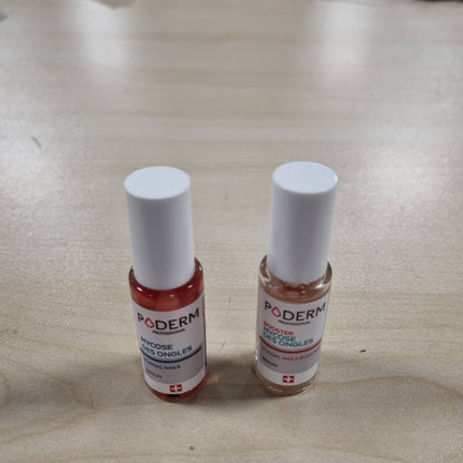 307329 - PODERM Trajtim 2-në-1 për kërpudhat e thonjve, Pako Duo - Serum dhe përforcues, 100% natyral, për thonj të verdhë dhe të brishtë