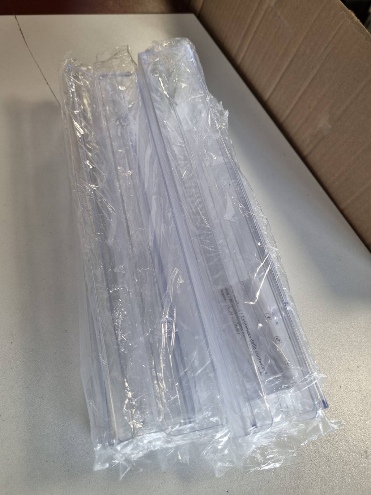 314066 - Lifewit Rafte për disqe vinili lundrues, Set prej 10 raftesh muri prej plastike transparente, 30 cm