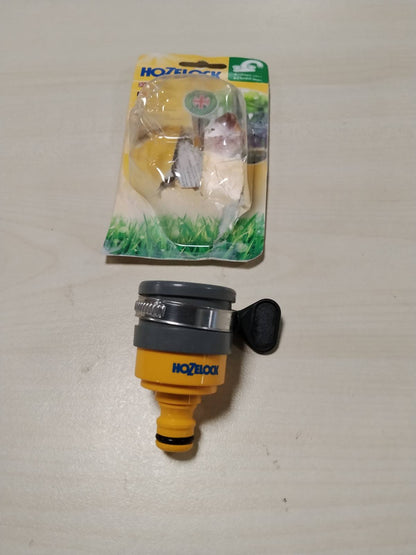 314037 - HOZELOCK - Lidhës i rrumbullakët rubineti për ambiente të brendshme Ø 20mm - 24mm, jakë çeliku inox e rregullueshme, lidhje e lehtë dhe e papërshkueshme nga rrjedhjet [2177P9000]