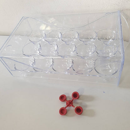 314660 - Tatay Organizues frigoriferi | Dimensionet: 27x16x9 cm | Material: Plastikë pa BPA | Kapacitet: Mban 15 vezë