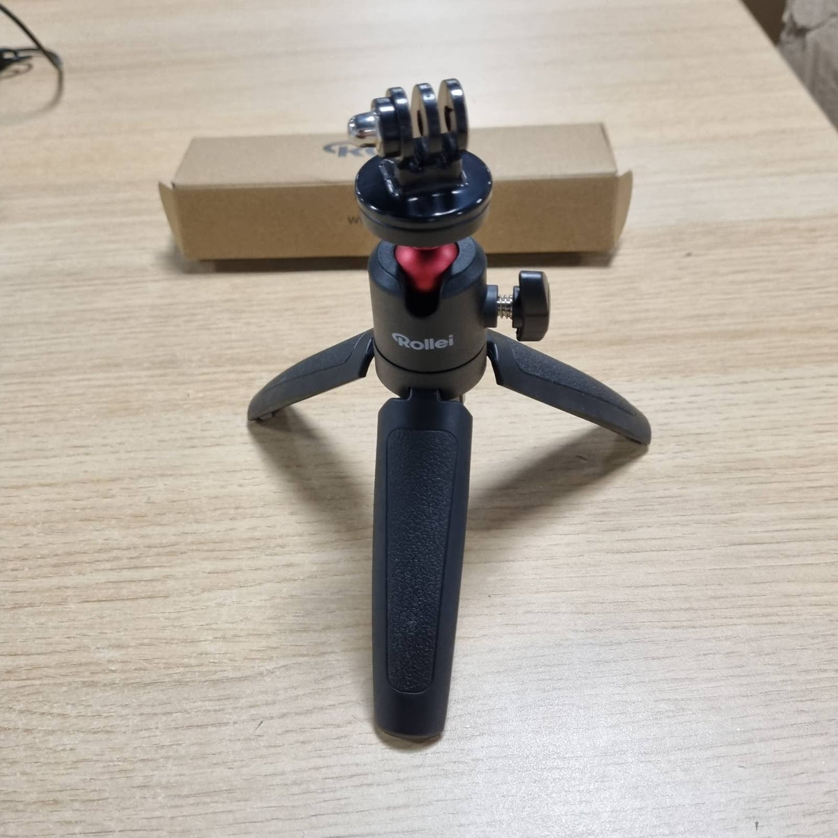 309100 - ROLLEI Mini Tripod Comfort Tavoline 2-në-1 me Kokë Sferike 360°