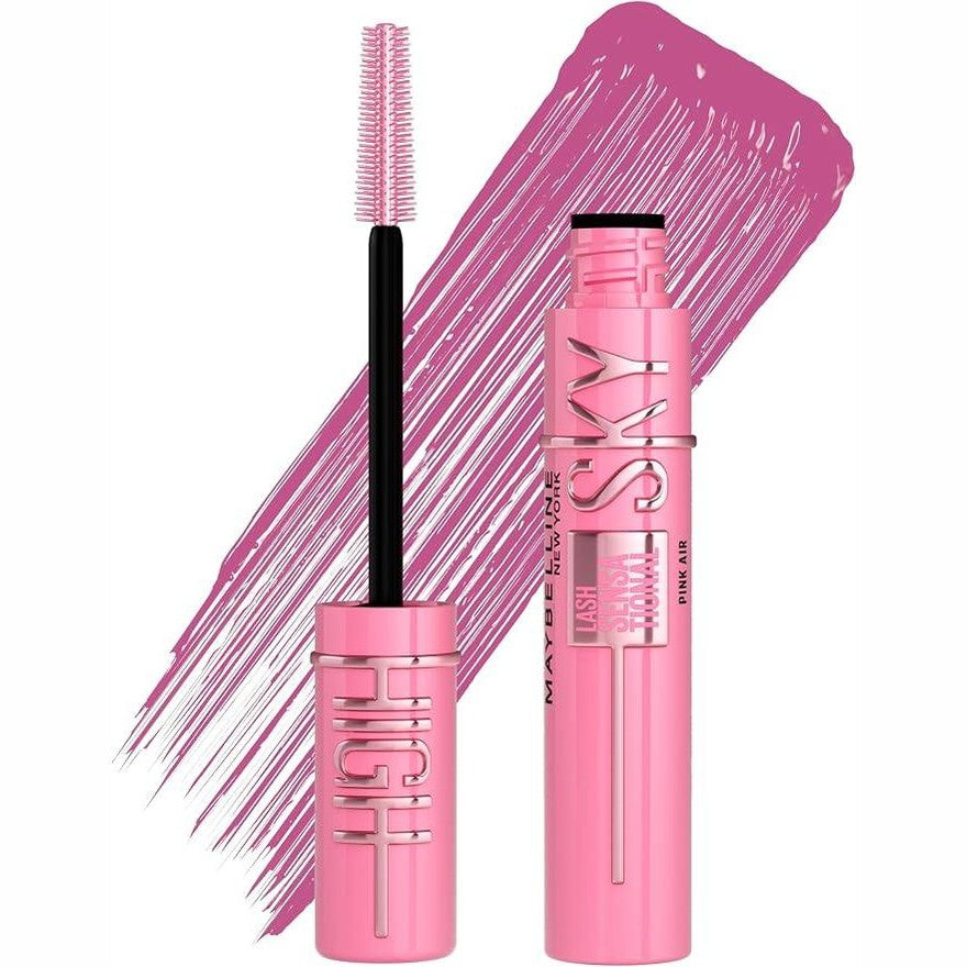 290576 - Maskarë Maybelline New York Sky High Lash Sensational, gjatësi dhe volum maksimal, furçë Flex Tower, ndjesi e lehtë, me ekstrakt bambuje, Pink Air.