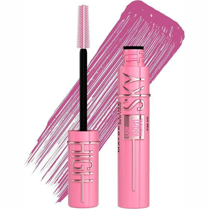 290576 - Maskarë Maybelline New York Sky High Lash Sensational, gjatësi dhe volum maksimal, furçë Flex Tower, ndjesi e lehtë, me ekstrakt bambuje, Pink Air.