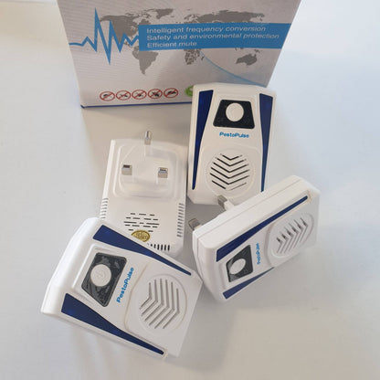 313638 - PAKO ME 4 REPELENTË ULTRASONIKË - REPELENT ELEKTRONIK I FUQISHËM ME PRIZË - PËR MINJ, MUSHKONJA, BUBURRECA, MILINGONA, BREJTËS, I SIGURT PËR NJERËZIT DHE KAFSHËT SHTËPIAKE - I BARDHË