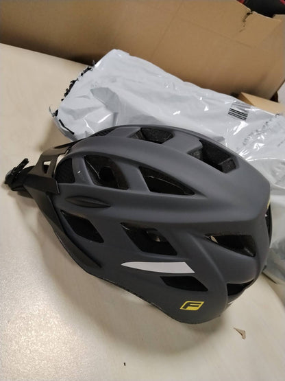 293807 - FISCHER Helmetë Biciklete për të Rritur, L/XL, 58-61cm, Gri, me Sistem Unazash të Brendshme të Ndriçuara