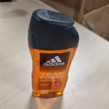 301517 - ADIDAS Xhel Dushi Team Force 3-në-1 për Trup, Flokë dhe Fytyrë, Formulë Vegane, 250ml