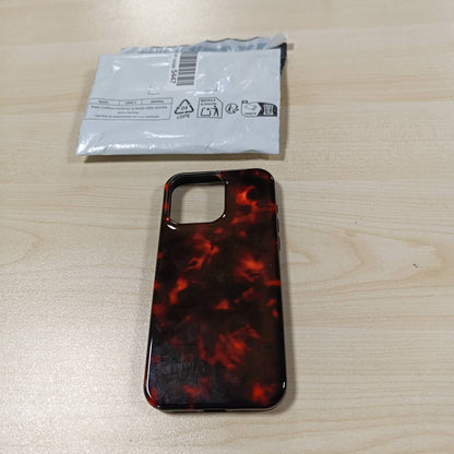 266759 - Mbrojtëse për iPhone 15 Pro Max, printim kafshësh si guaskë breshke, nuanca kafe të ngrohta dhe qelibar