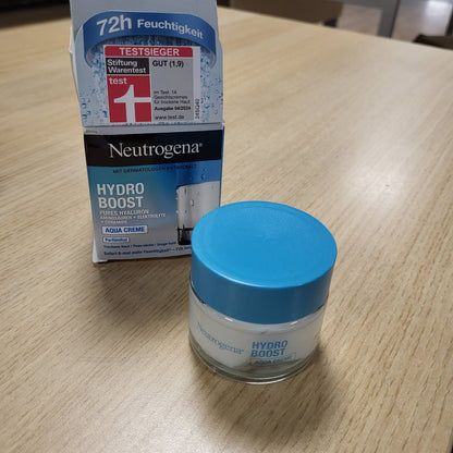302223 - NEUTROGENA - Hydro Boost Aqua - Krem për fytyrën pa aromë me acid hialuronik, aminoacide, elektrolite dhe ceramide - 50 ml