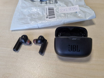 272835 - JBL TUNE 230 NC TWS – Kufje pa tel, të papërshkueshme nga uji dhe me anulim zhurmash, në të zezë – Kapacitet deri në 40 orë dëgjim muzike