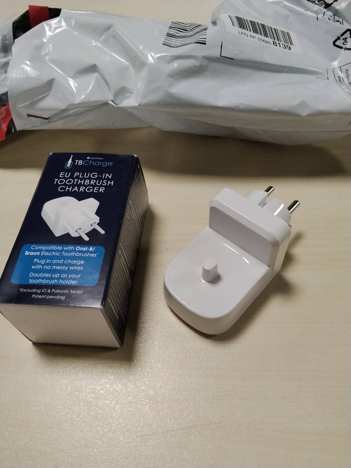302063 - ProofVision Karikues TBCharge EU, i pajtueshëm me shumicën e Oral-B (iO3-6, jo iO7-10)