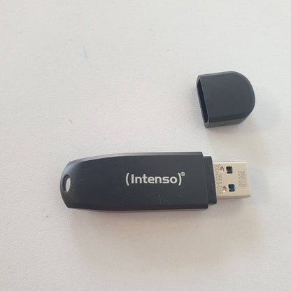 309847 - INTENSO Speed Line, memorie 256GB, USB 3.2 Gen 1x1, e zezë