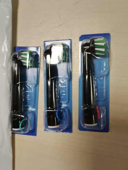 271311 - ORAL-B Koka Zëvendësuese Pro Cross Action të Zeza për Furçën Elektrike të Dhëmbëve PRO, Pako me 3 Koka Zëvendësuese