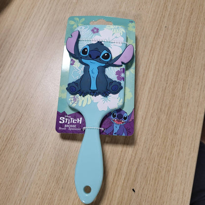 297705 - DISNEY Furçë flokësh silikoni me qepje 3D - Lilo & Stitch - Të gjitha llojat e flokëve